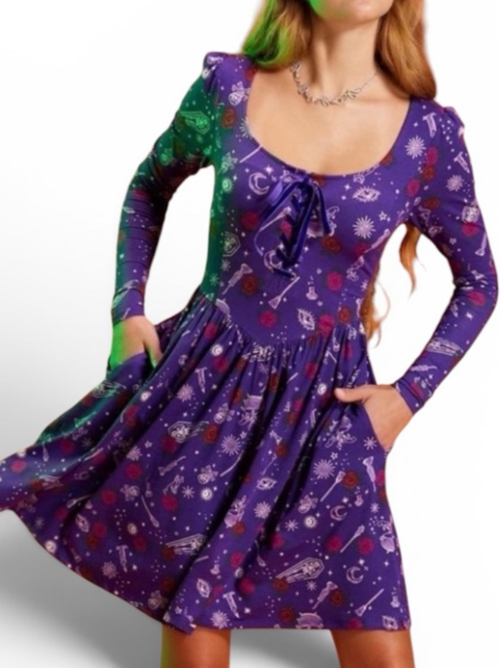 NWT| DISNEY Her Universe | Hocus Pocus Purple Dress | M